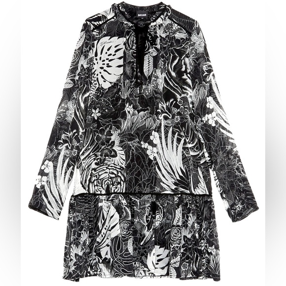 Roberto Cavalli Just Cavalli jungle print dress - Picture 1 of 9